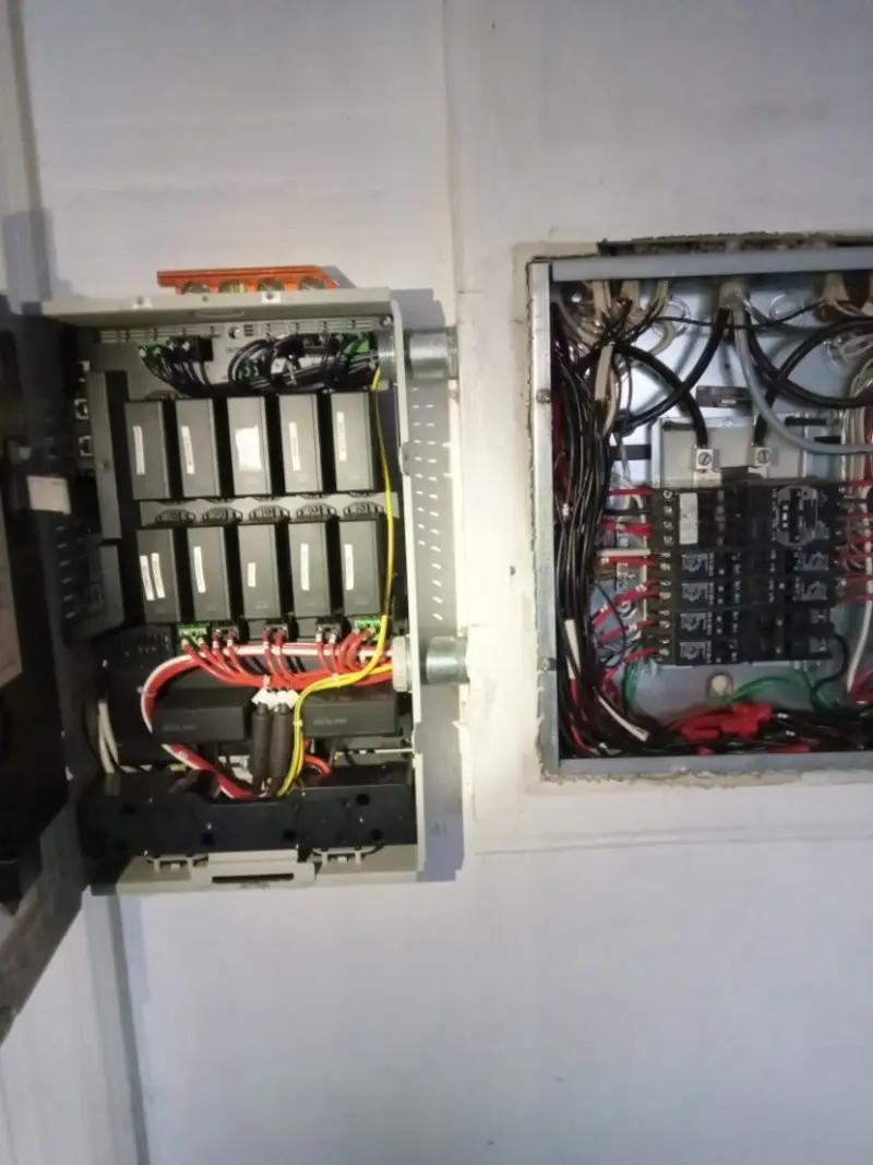 Electrical panel upgrade completed for Indoor Lighting Installation in Fairfield